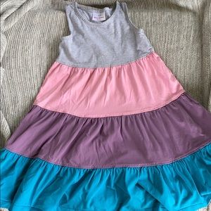 Girls cotton summer swing dress